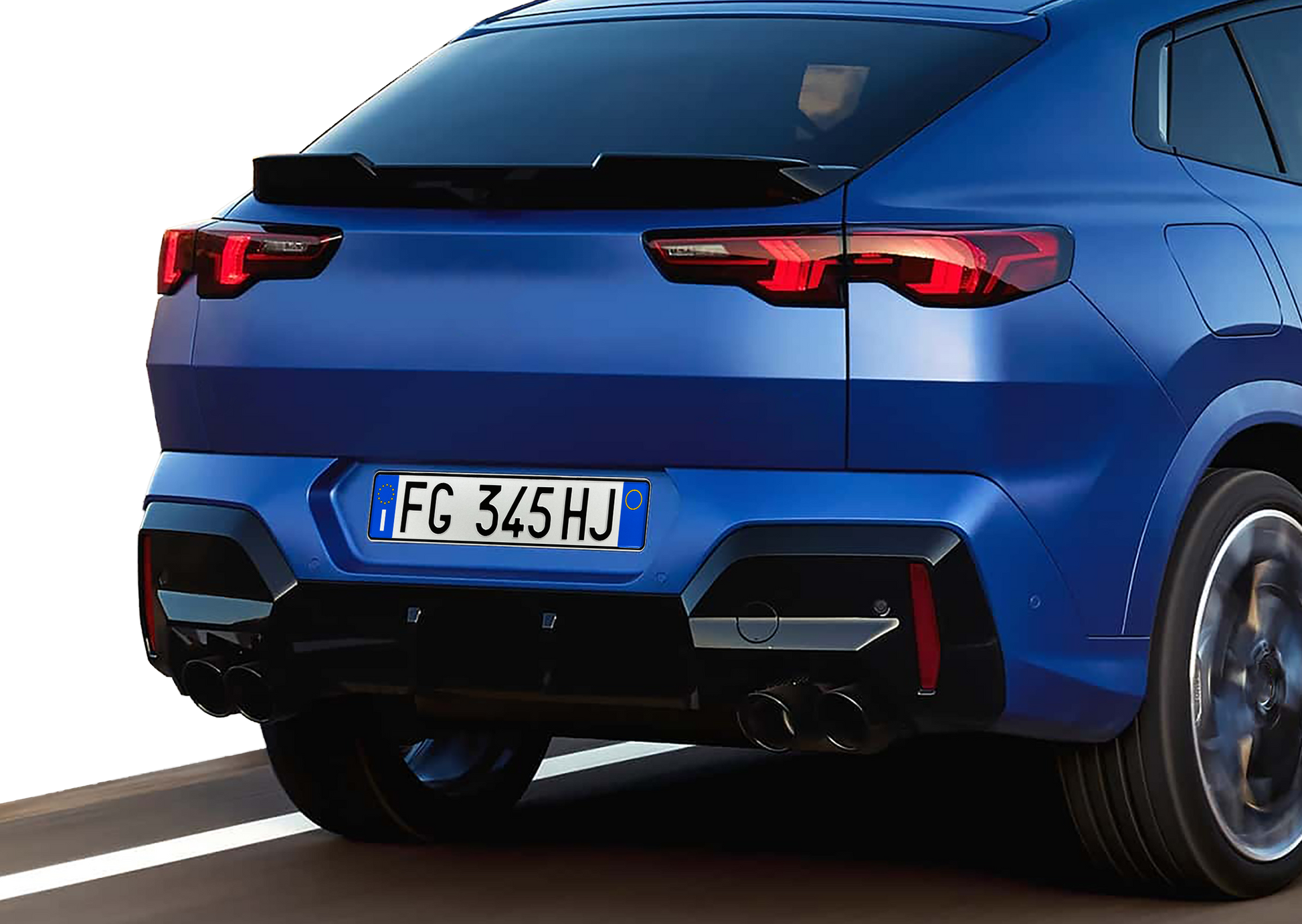 Replica Targa Posteriore Europea In Alluminio Catarifrangente - Personalizzabile Con Lettere E Numeri In Rilievo - Foto 5